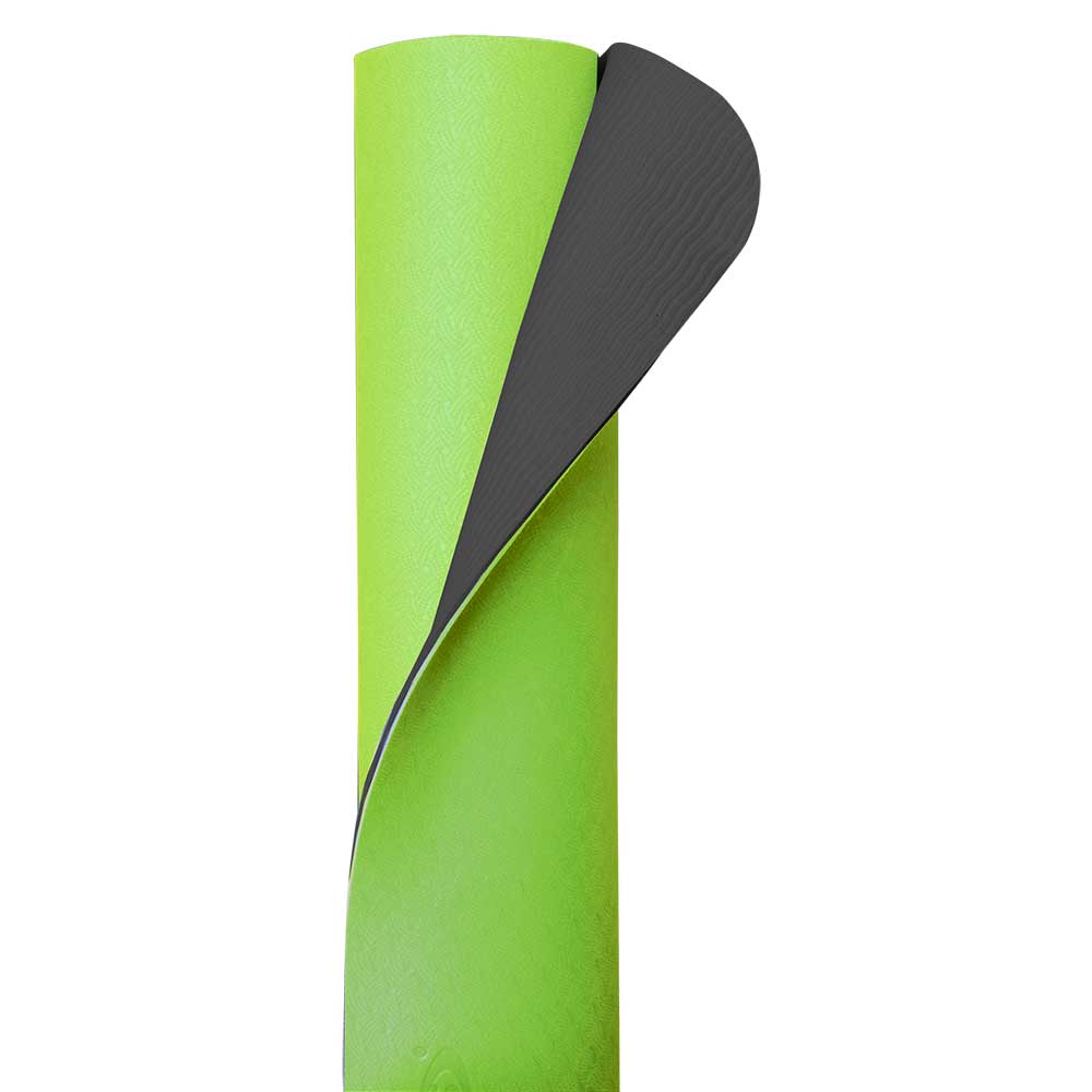 ECO Yoga Mats Cool Grey / Lime